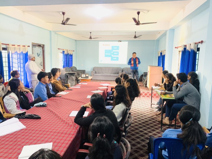 Guest Lecture by Mr. Sujan Niraula, Branch Manager - Online Security Ltd., Dharan